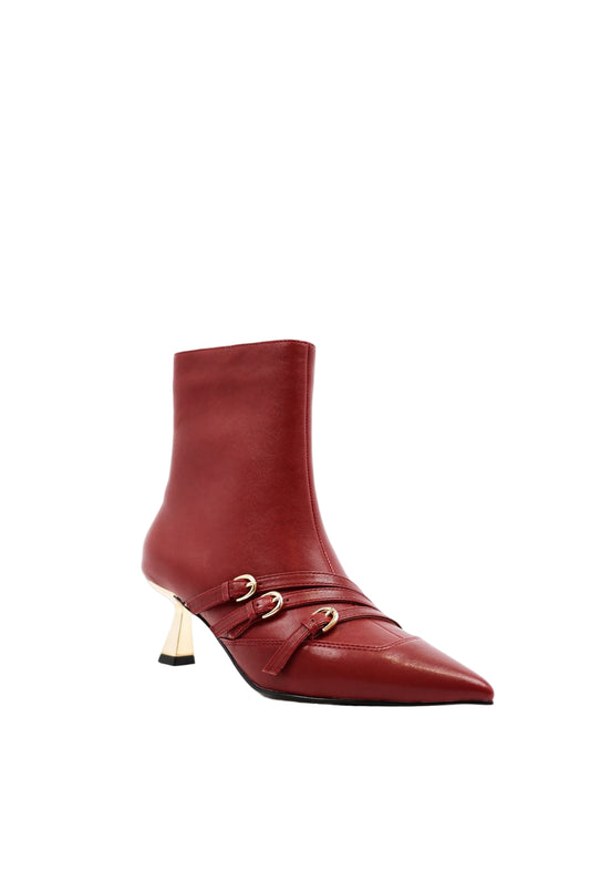 Bota Bordeux Gold&Rouge