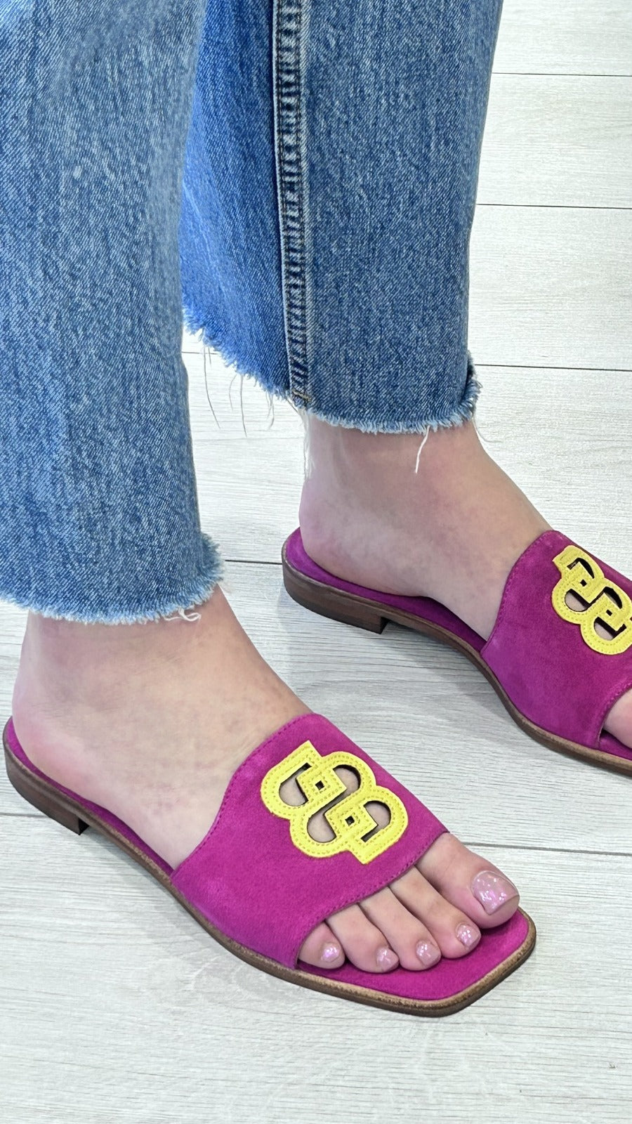 Chinelo Bamburi Rosa Fushia - Sapatices