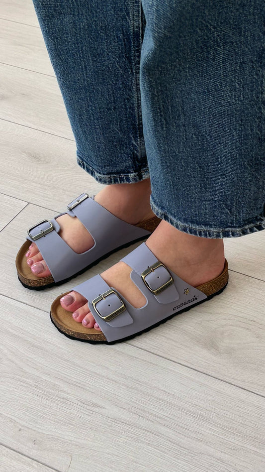 Sandália Cubanas Azul – Conforto e Estilo Casual - Sapatices