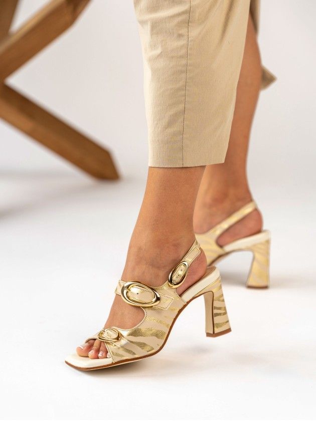 Sandália Catarina 21 beige - Sapatices