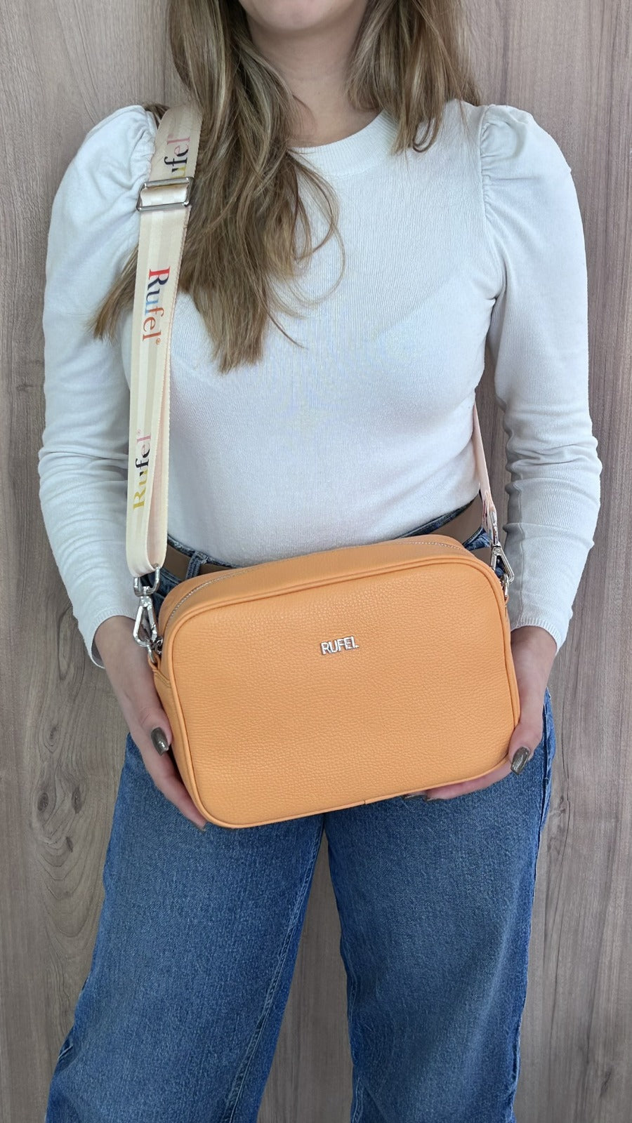 Mala Tiracolo Rufel Laranja Pastel - Sapatices