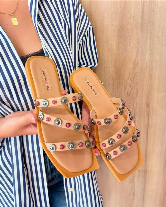 Chinelo Cravo e Canela - Nude