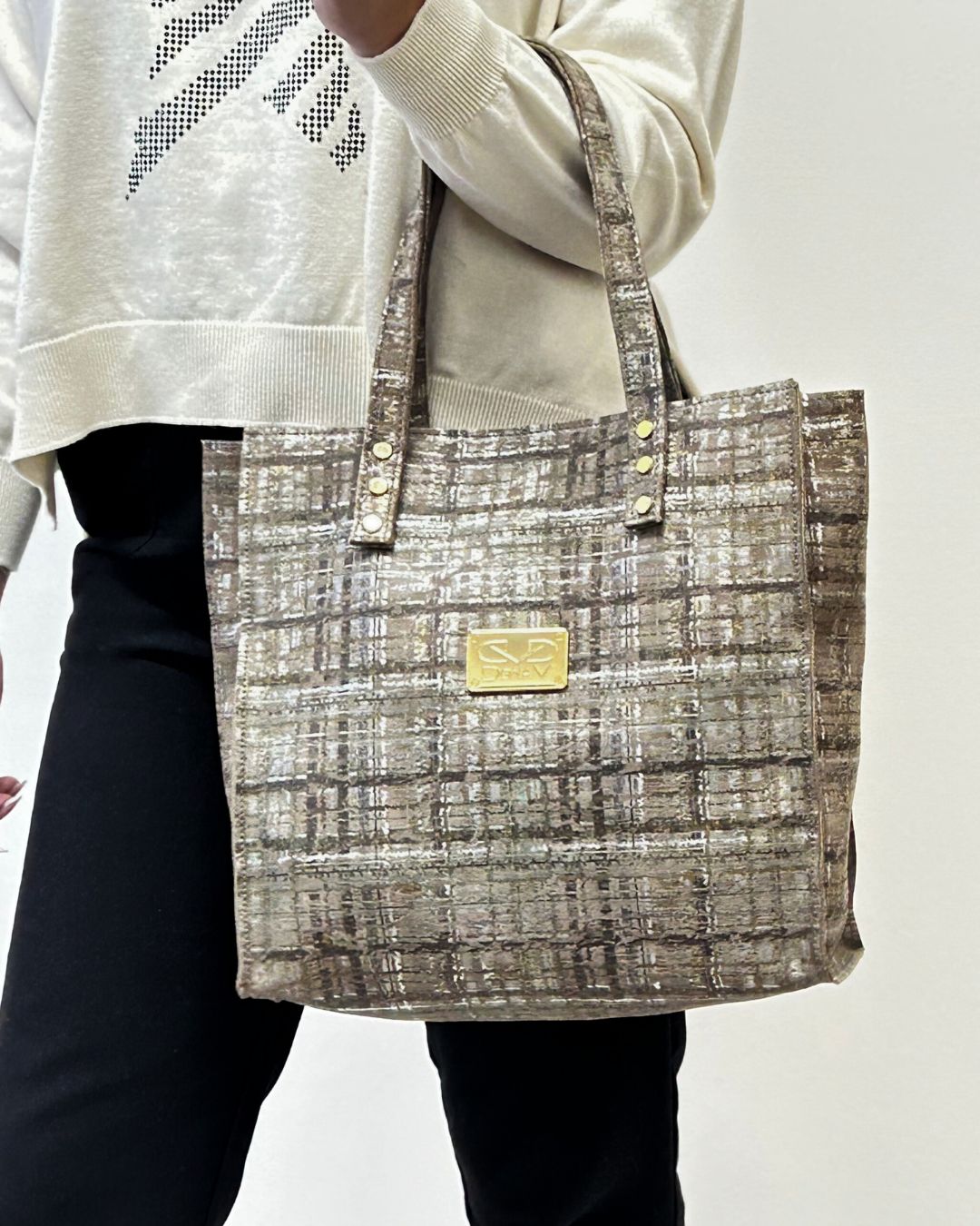 Mala Bege Metalizada - Dona V