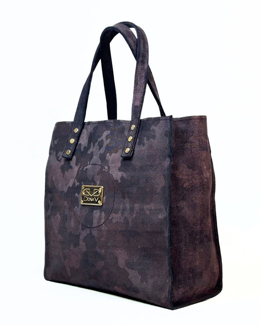 Mala Efeito Camuflado Castanho - Dona V
