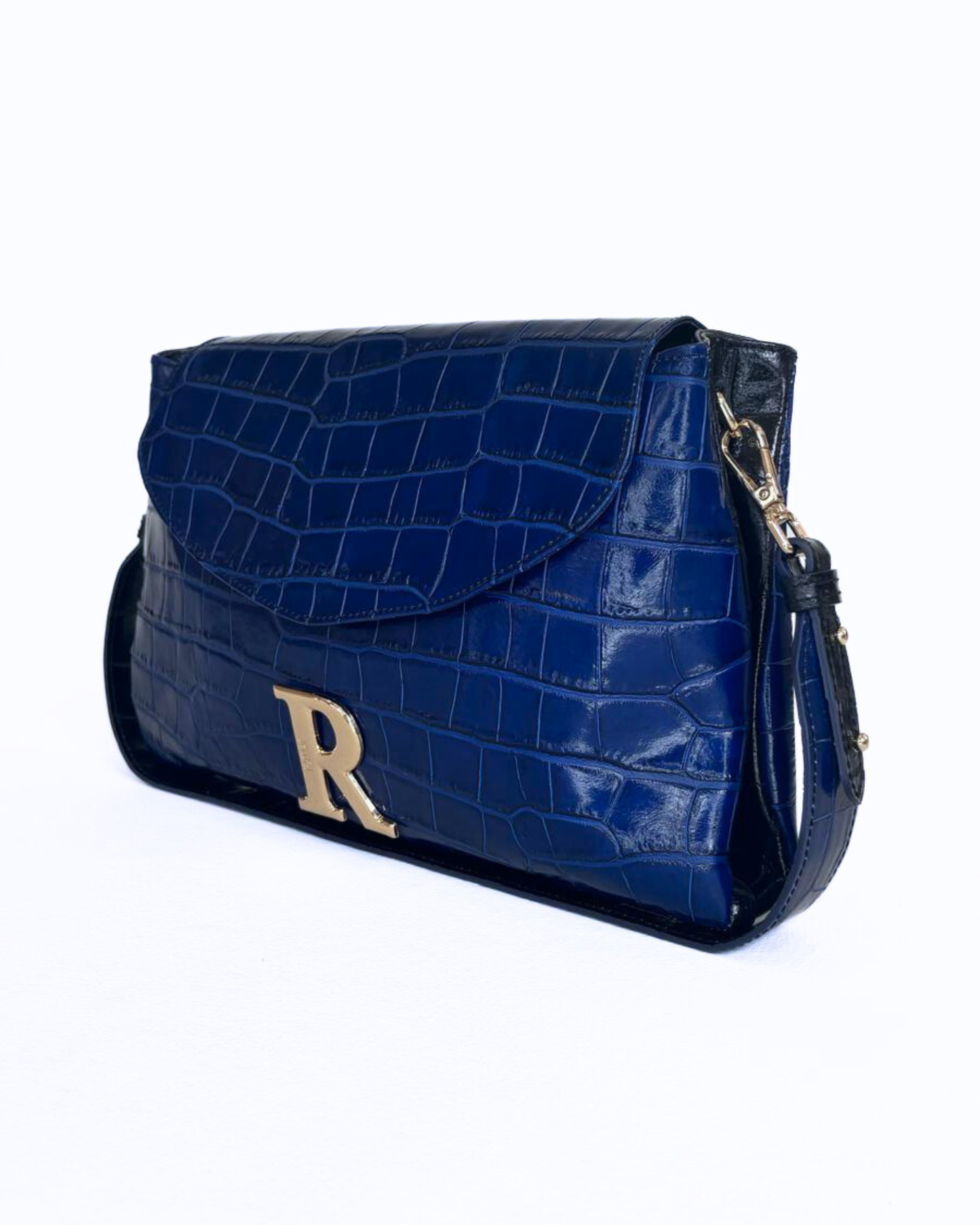Mala Croco Azul Marinho - Rufel