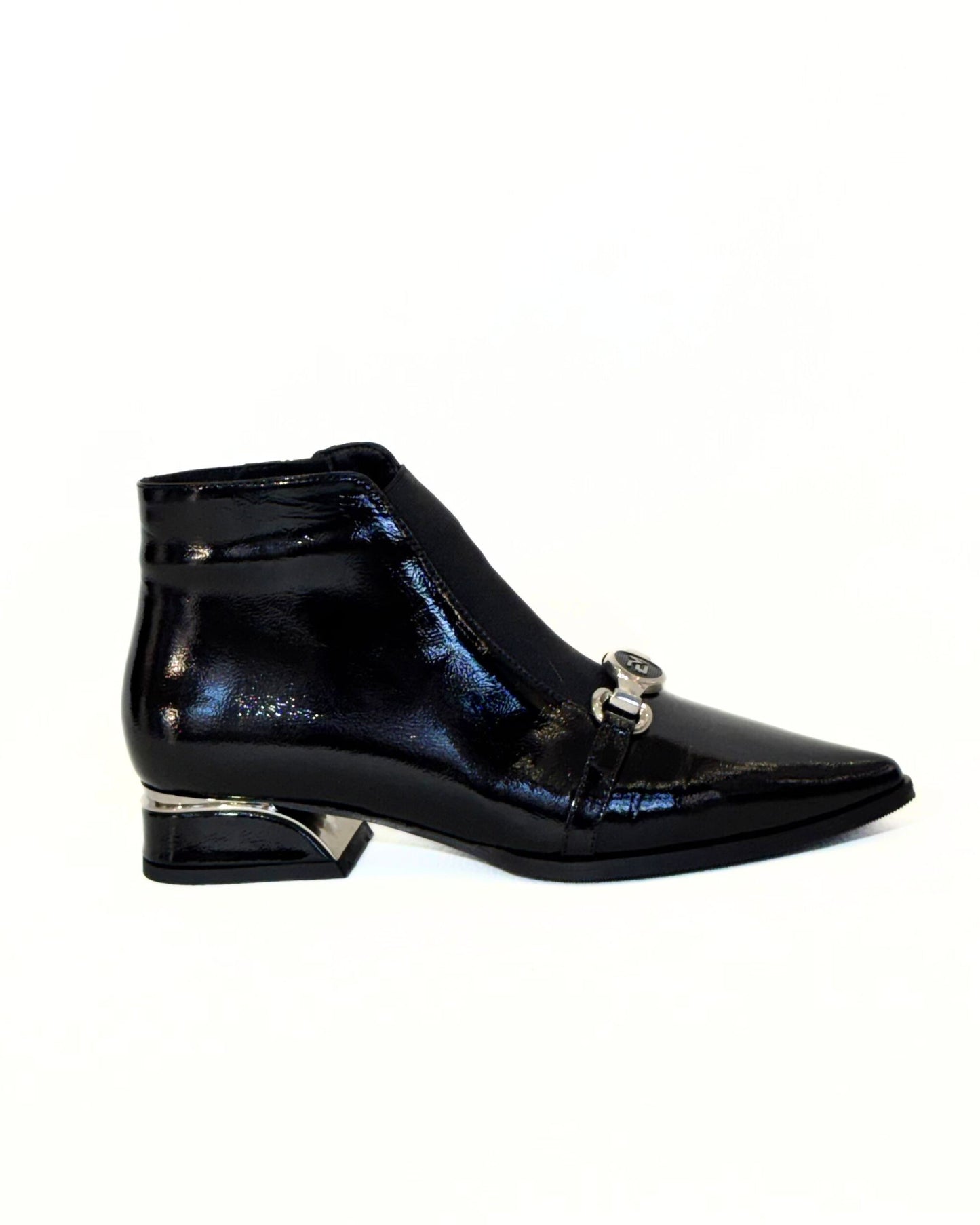 Botim em Pele Preta - CharcaShoes