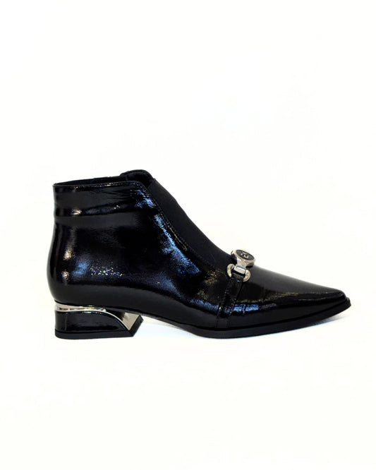 Botim em Pele Preta - CharcaShoes