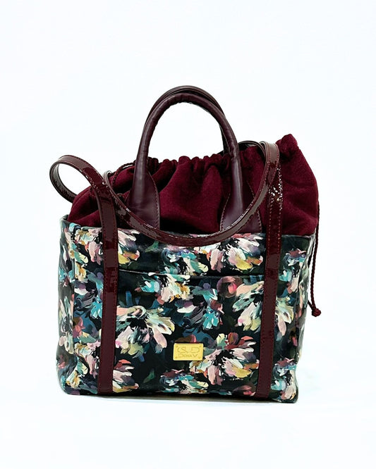 Mala Floral Bordeaux - Dona V