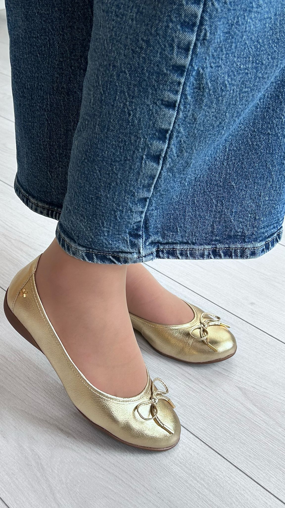 Sabrina Cubanas Dourada - Vita 101 Gold - Sapatices