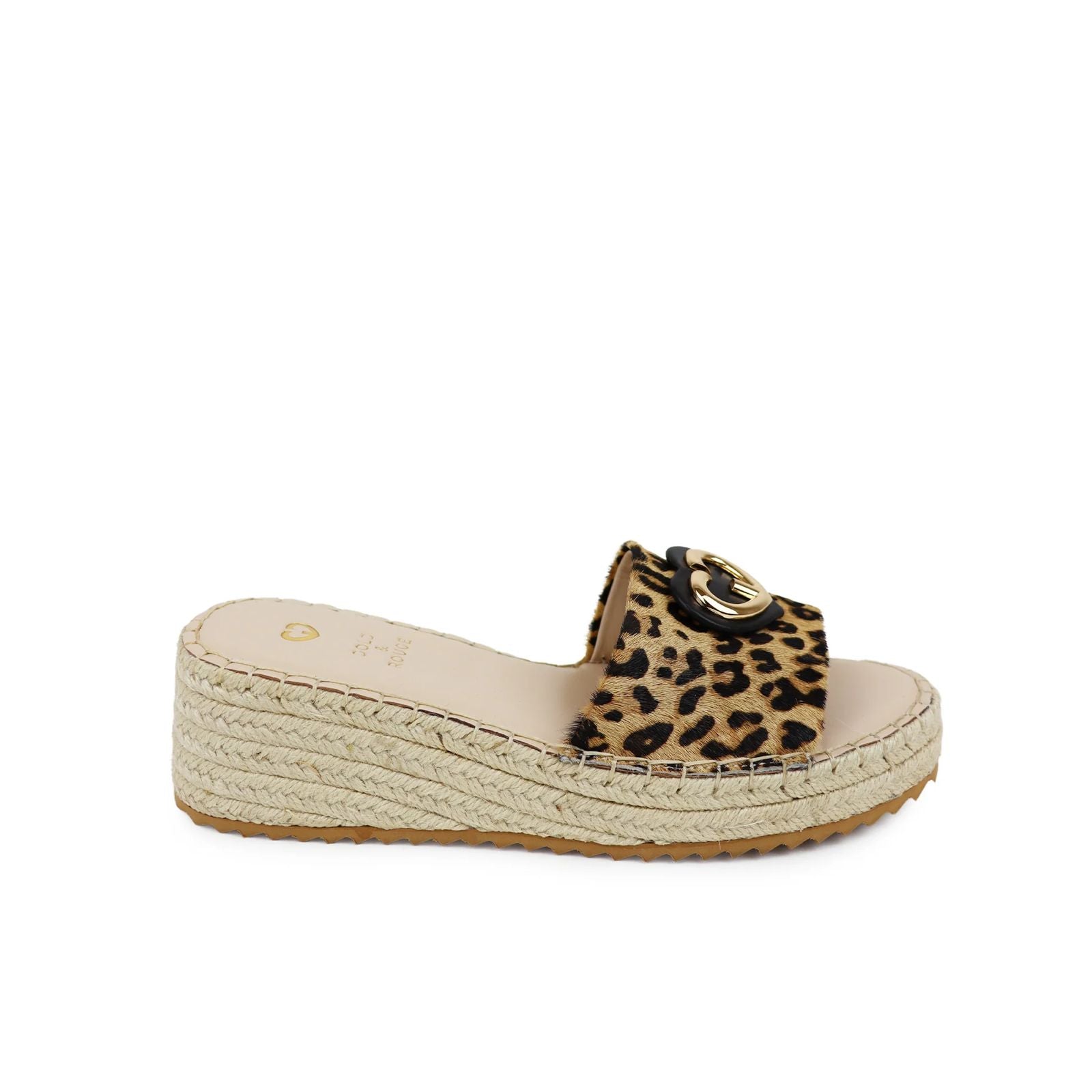 Chinelos Gold&Rouge Natani Leopard - Sapatices