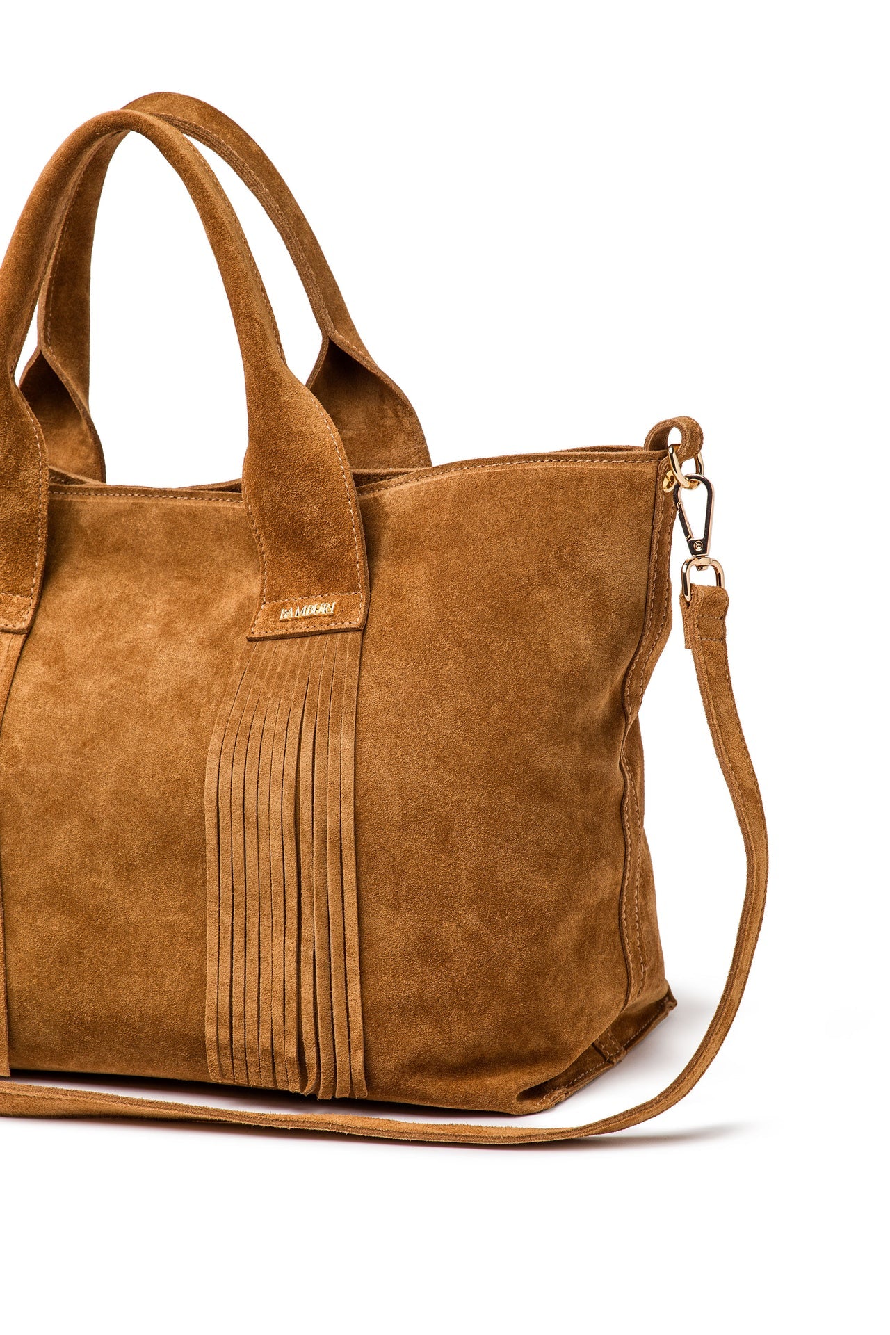 Tote Bag em Camurça Camel Bamburi - Sapatices