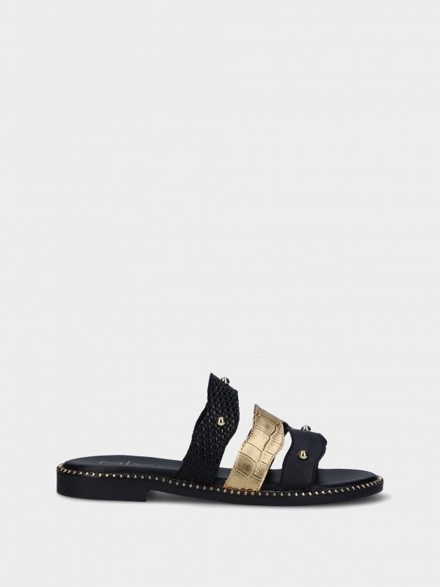 Chinelo Preto Raso Chris 07 - Sapatices