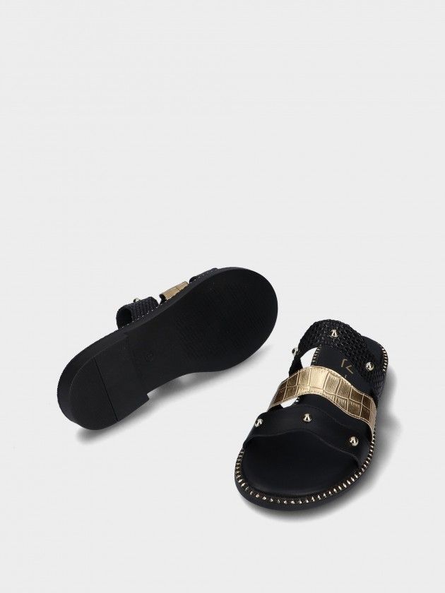 Chinelo Preto Raso Chris 07 - Sapatices