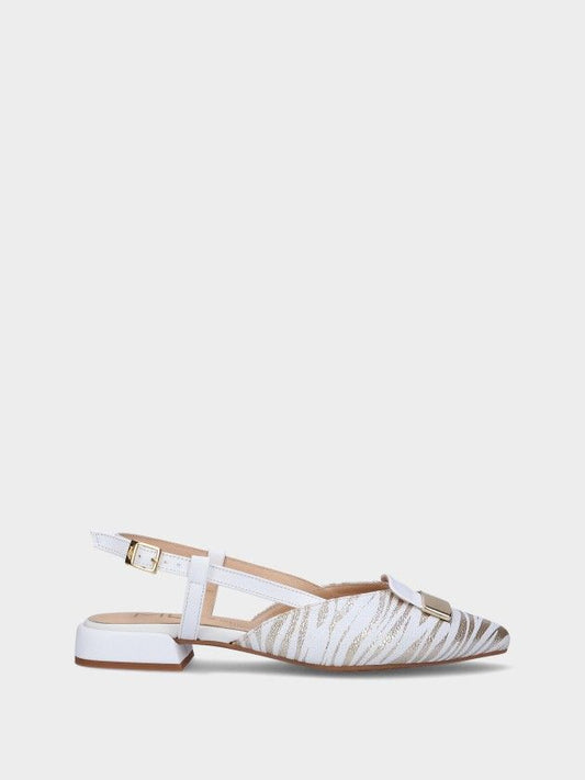 Sapato Branco Salto Baixo Lea 107 - Sapatices