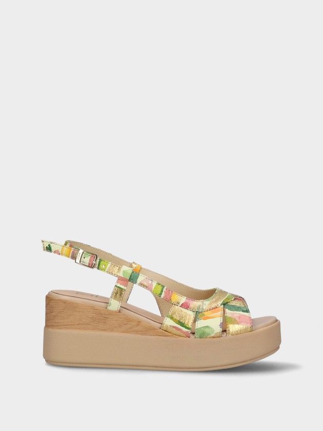 Sandália Plataforma Multicolor Daisy 12 - Sapatices