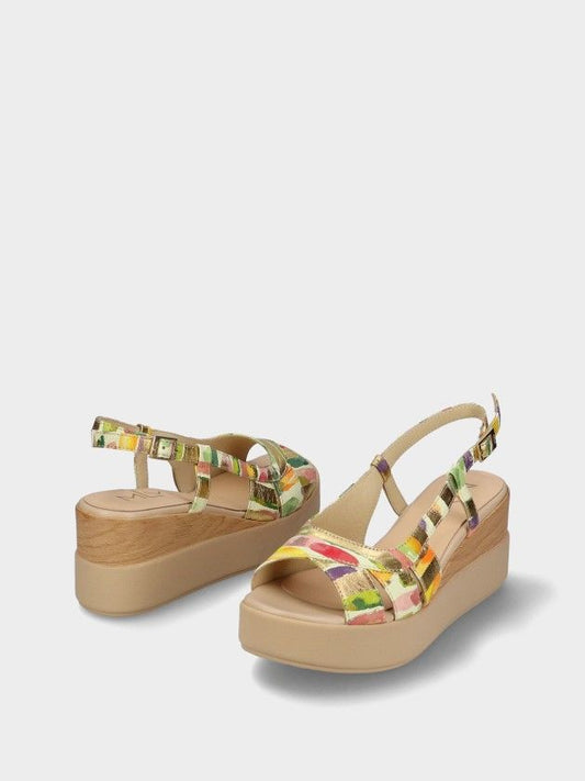 Sandália Plataforma Multicolor Daisy 12 - Sapatices