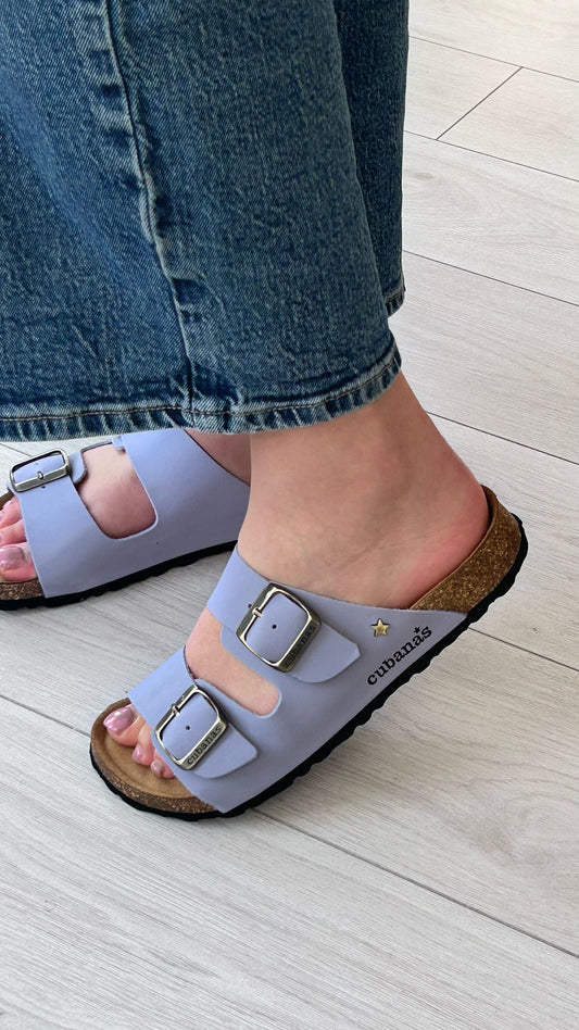 Sandália Cubanas Azul  – Conforto e Estilo Casual - Sapatices