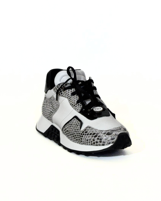 Sapatilha Branca Animal Print