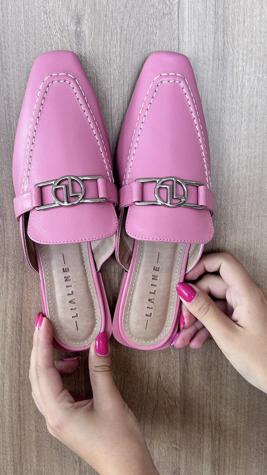 Mule Feminino Lialine Rosa
