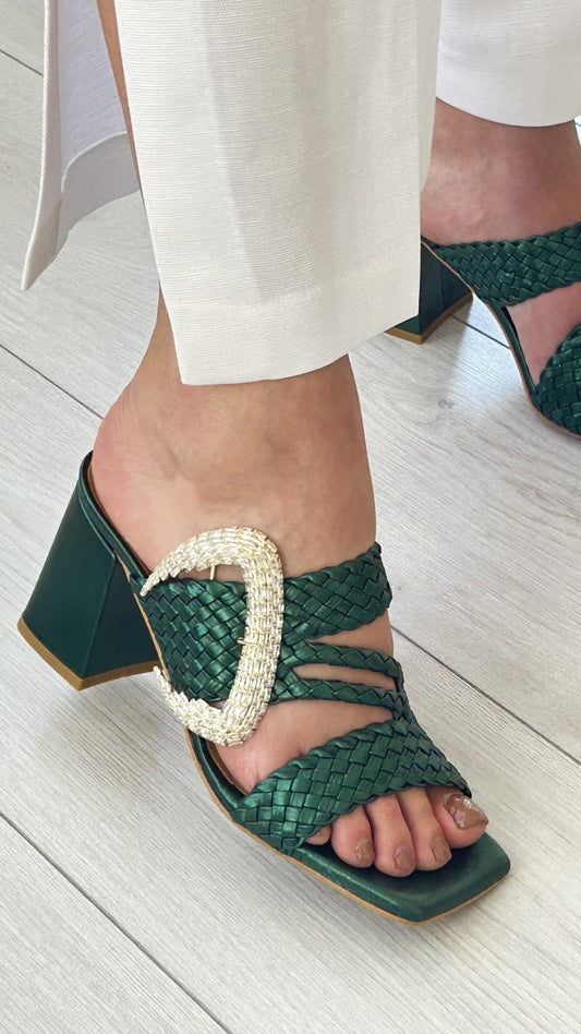 Sandália Dona V – Verde Vibrante