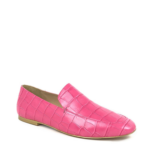 Mocassim em pele Rosa