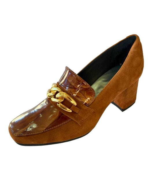 Sapato de Salto Walk&Go Castanhos
