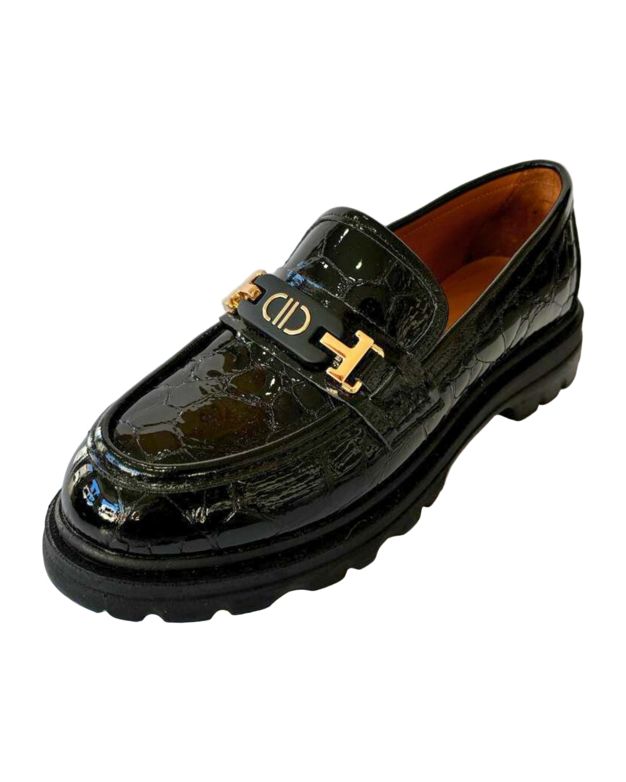 Mocassim em pele Croco - Charca