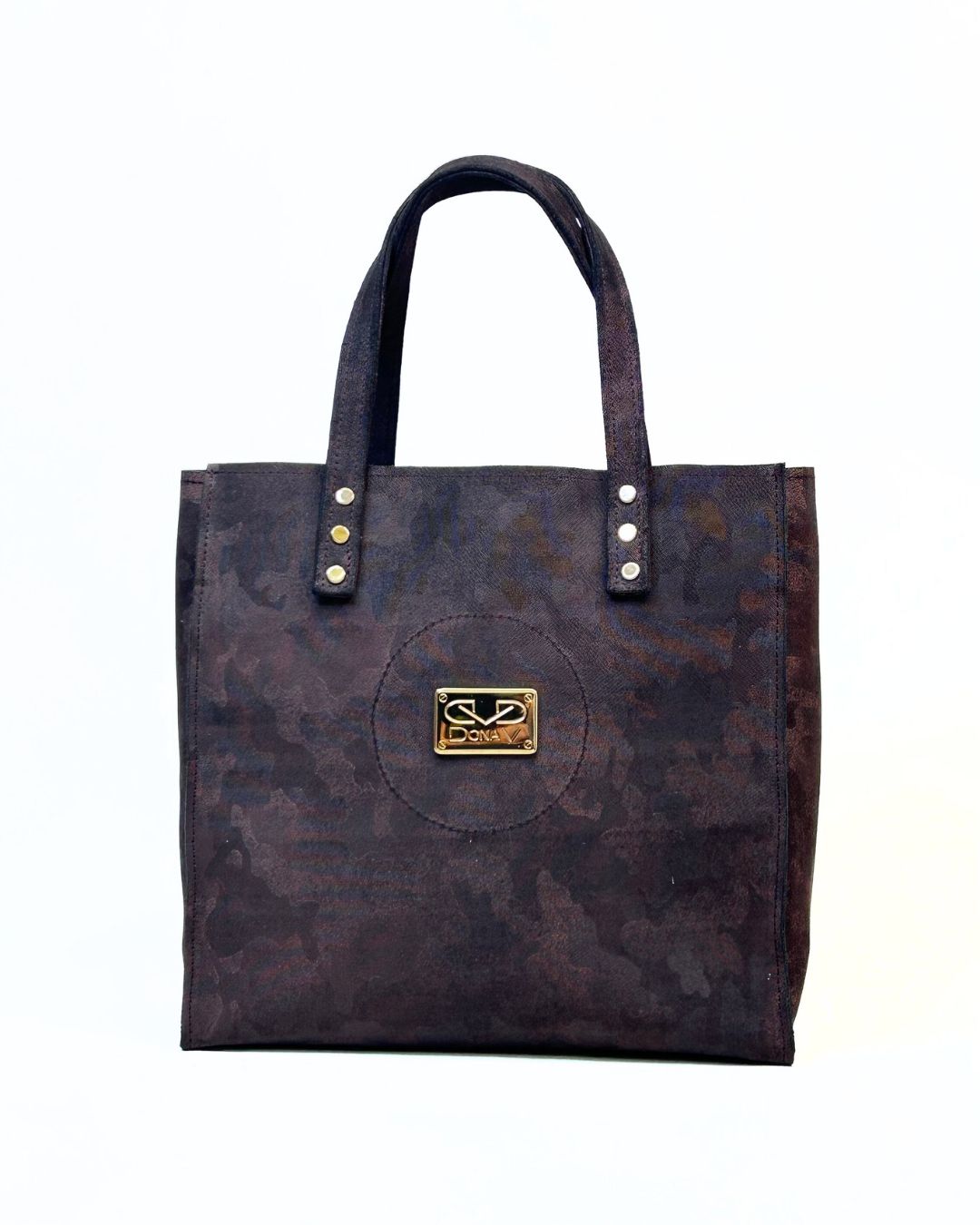 Mala Efeito Camuflado Castanho - Dona V