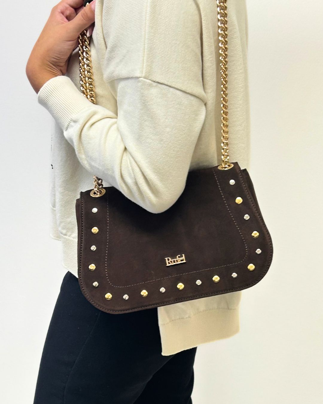 Mala Rufel Camurça Castanha