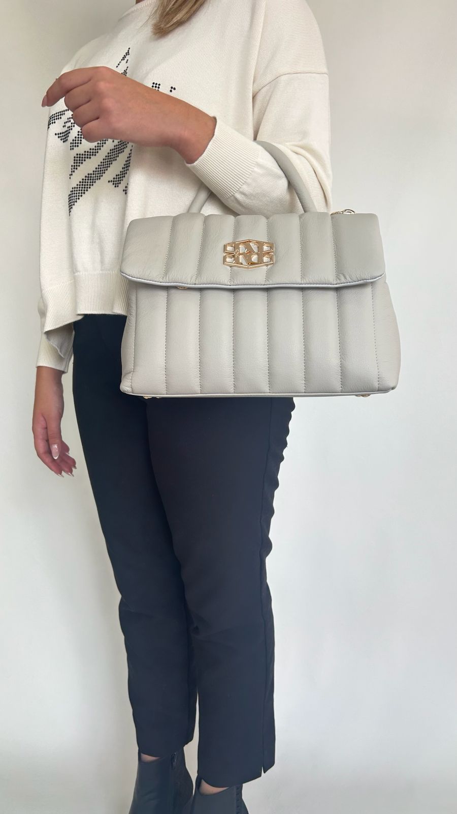 Mala Rufel Bege Acolchoada