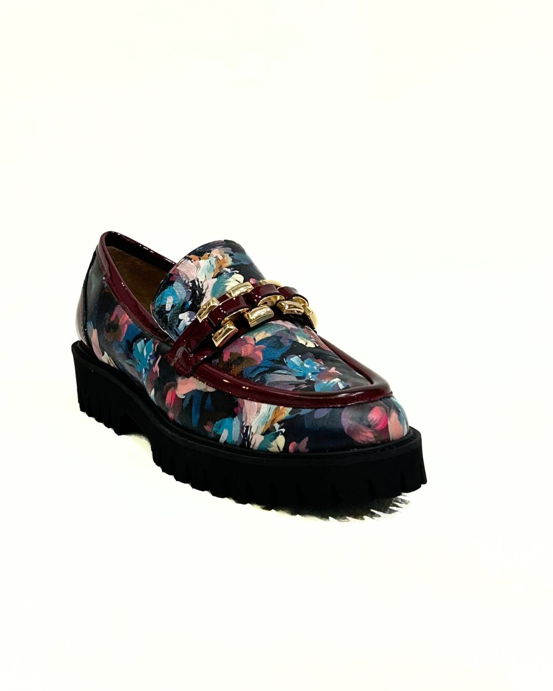 Mocassim Floral Bordeaux - Dona V