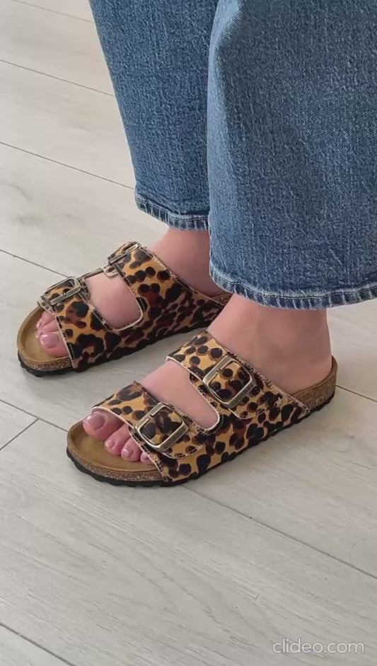 Chinelos Cubanas Animal Print