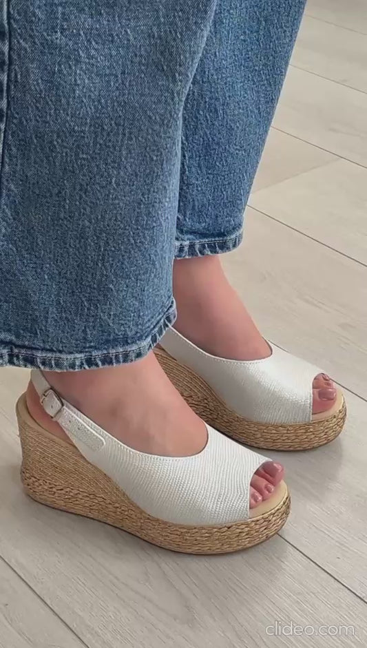 Sandália Cunha Alta Clip Shoes –  Branca