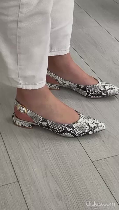 Clip Shoes " Cobra "  - Elegância com um Toque Exótico