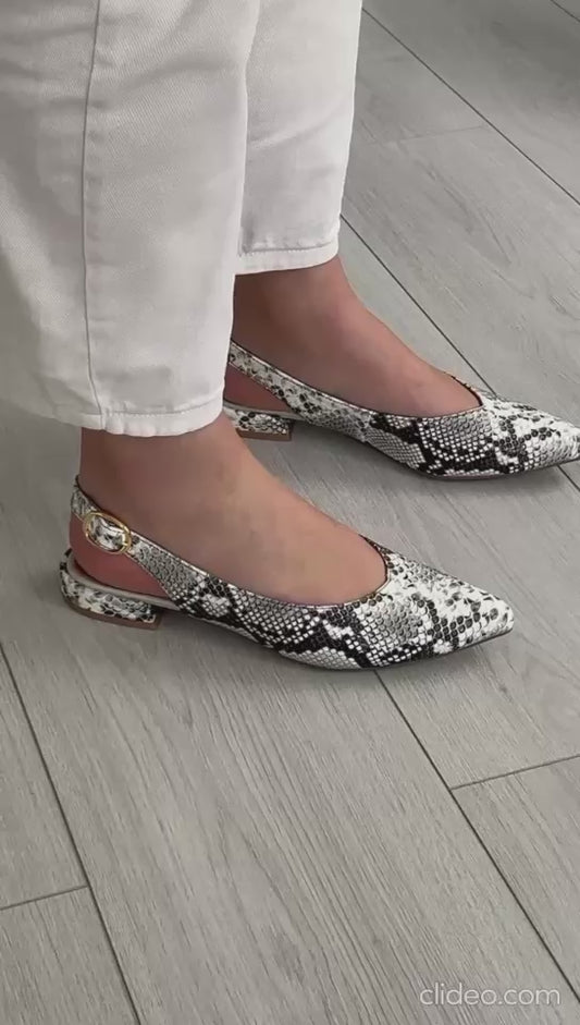 Clip Shoes " Cobra "  - Elegância com um Toque Exótico