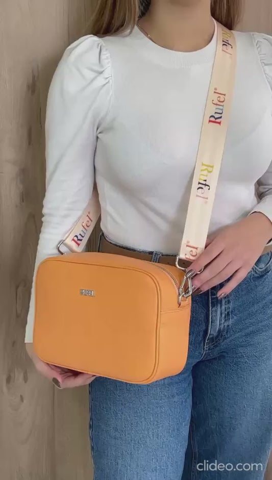 Mala Tiracolo Rufel Laranja Pastel