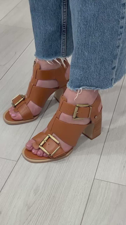 Brown High Heel Sandal