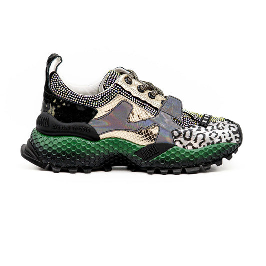Sapatilha Mira Silver Black